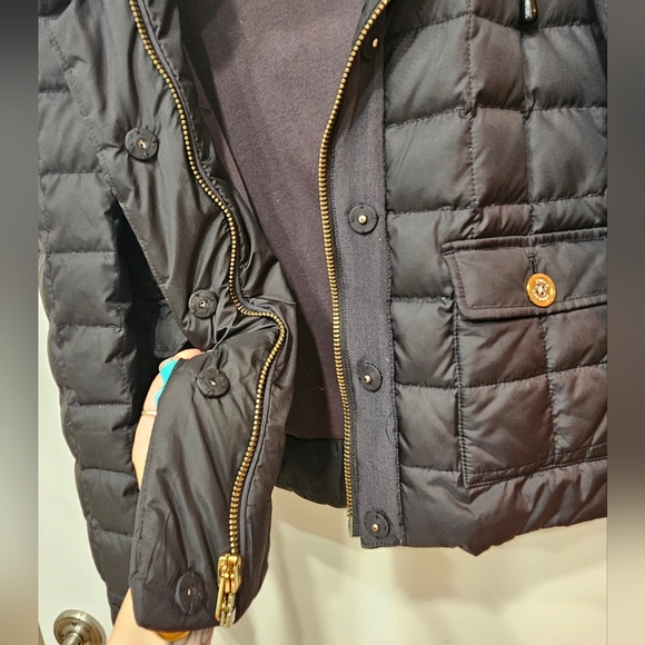 ✨️JUICY COUTURE OG FUR HOODED BUTTON UP PUFFER JACKET SZ P/XS✨️ - Picture 12 of 14